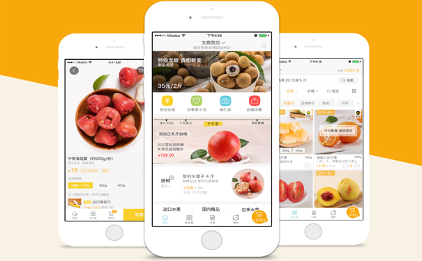 生鲜电商APP开发如何打破O2O1小时新鲜到家